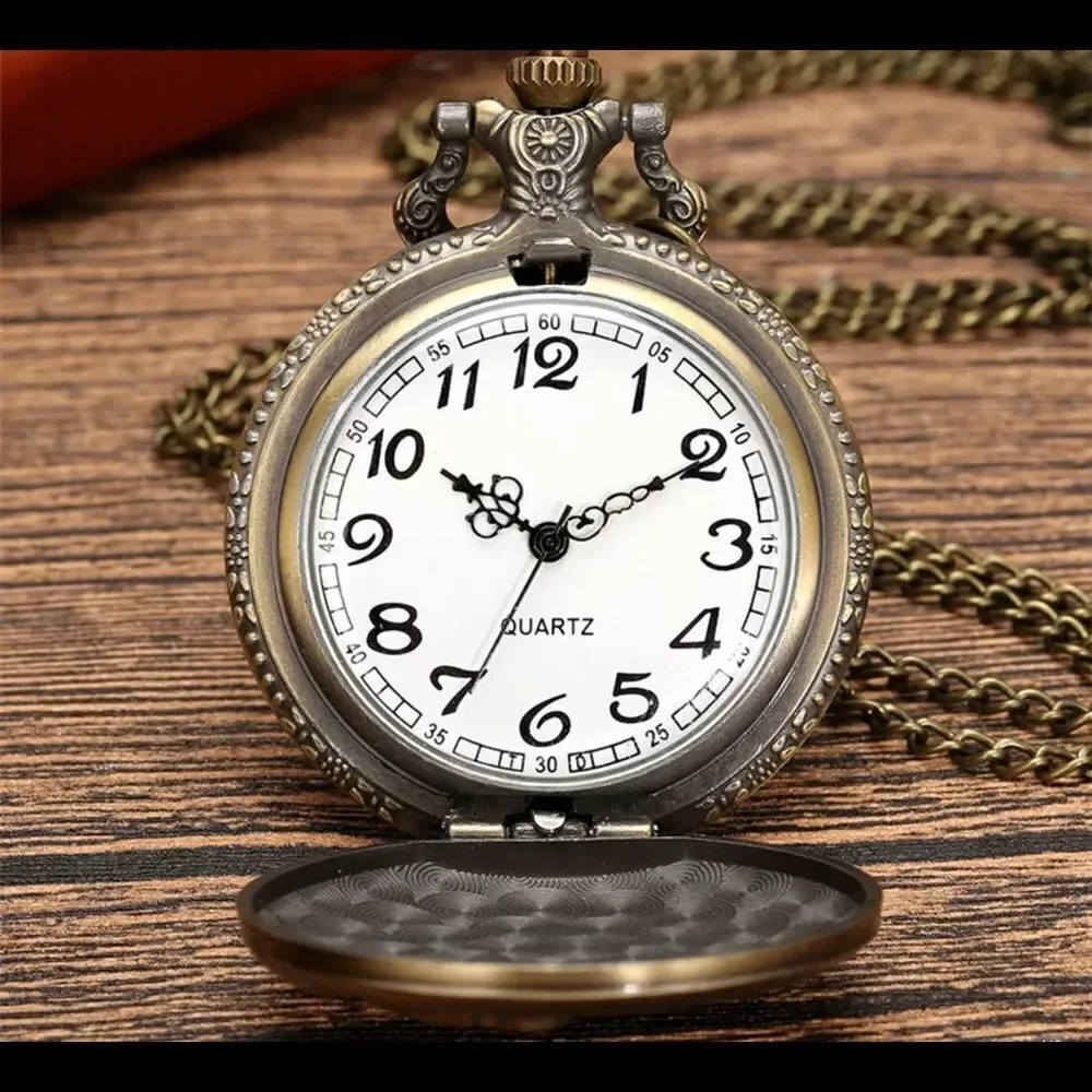 Golf Design Bronze Quartz Pocket Watch‎